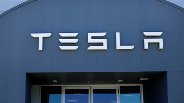 FILE PHOTO: A Tesla sales and service center is shown 