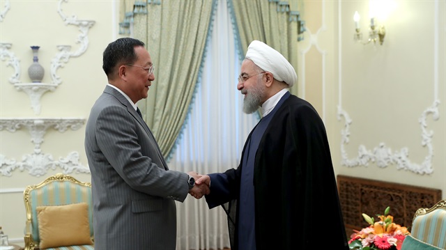 Hassan Rouhani - Ri Yong-ho meeting in Iran