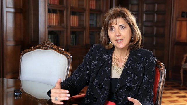 Former Colombian Foreign Minister Maria Angela Holguin Cuellar 