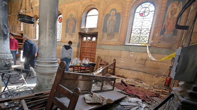 استهداف سابق لكنيسة بمصر