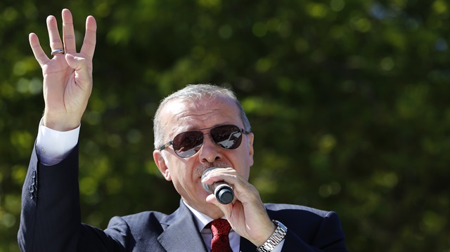 Başkan Erdoğan, Ünye'de vatandaşlara hitap etti.