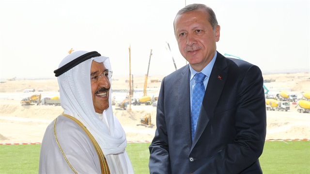 Başkan Erdoğan, Kuveyt Emiri Şeyh Sabah El Cabir El Sabah ile telefonda görüştü.