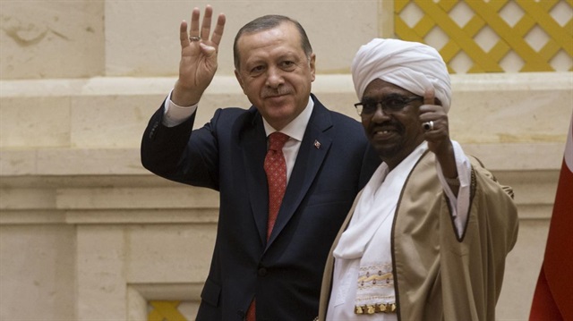 Başkan Recep Tayyip Erdoğan ile Sudan Cumhurbaşkanı Ömer el-Beşir 