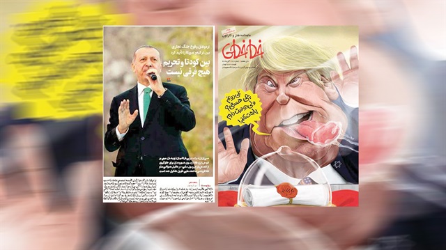 İran'da yayımlanan gazeteler, Erdoğan'ın ABD yaptırımları karşısında ortaya koyduğu tepki ile Türkiye ve İran arasındaki işbirliğini içeren haberleri ilk sayfalarına taşıdı.