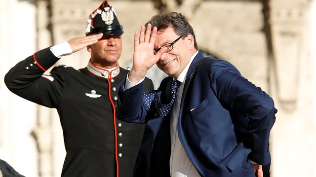 Italy's Undersecretary for Prime Minister Giancarlo Giorgetti 