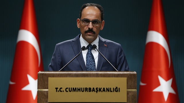 Turkish Presidential spokesman Ibrahim Kalın 