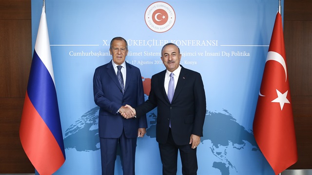 Sergei Lavrov and Mevlüt Çavuşoğlu