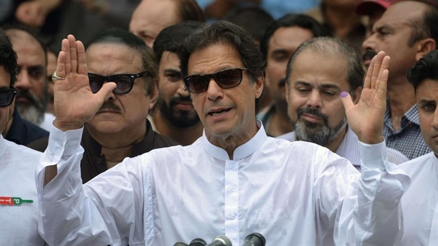 المرشح لمنصب رئيس الوزراء الباكستاني عمران خان