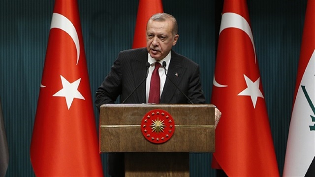أردوغان في المؤتمر الصحفي رفقة العبادي