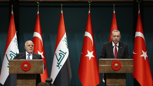 Recep Tayyip Erdoğan and Haider al-Abadi joint press conference  