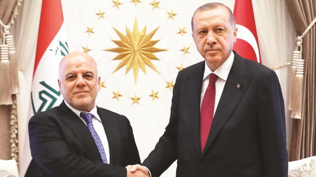 Başkan Erdoğan dün Ankara'da Irak Başbakanı Haydar el-İbadi'yi ağırladı. 