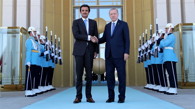 Katar Emiri ile Cumhurbaşkanı Erdoğan dün yaklaşık 3,5 saat görüşmüştü.