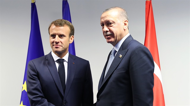 Fransa Cumhurbaşkanı Macron ile Cumhurbaşkanı Erdoğan geçtiğimiz aylarda Brüksel'de görüşmüştü.
