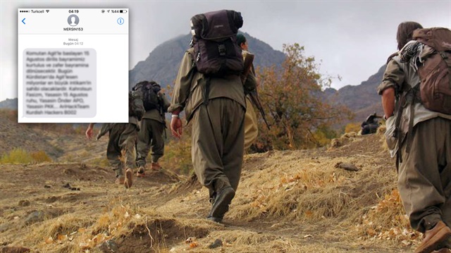 ‘Mersin153’ adıyla telefonlara gelen PKK mesajı hakkında soruşturma başlatıldı.