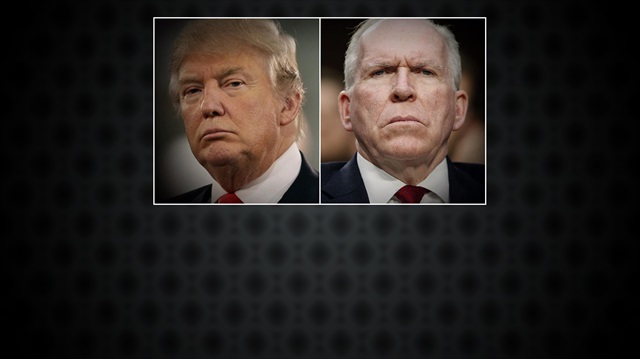 ABD Başkanı Donald Trump ve CIA eski Direktörü John Brennan