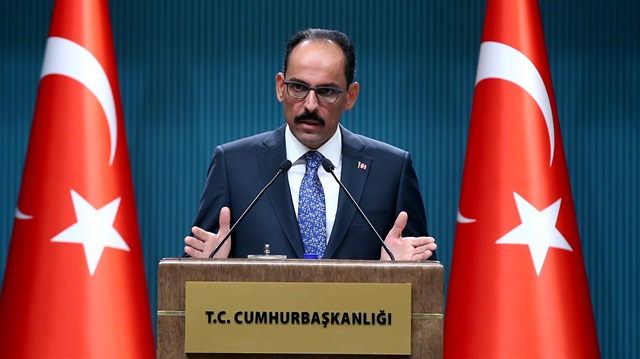 Turkish Presidential spokesman Ibrahim Kalın