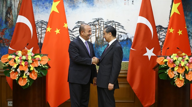 Turkish FM Çavuşoğlu in China

