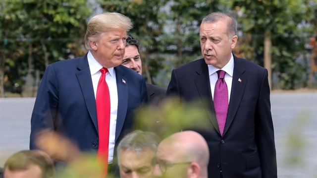 لقاء سابق بين أردوغان وترامب