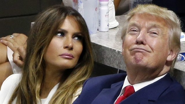 Melania Trump ve eşi Donald Trump 