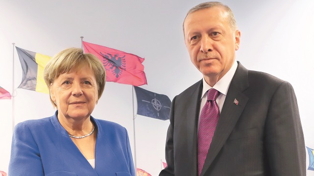 ​Almanya Başbakanı Angela Merkel, Cumhurbaşkanı Recep Tayyip Erdoğan