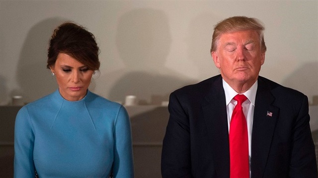 Melanie Trump ve eşi Donald Trump