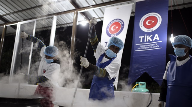 File photo: TIKA establishes largest food supplier tent for Rohingya people
