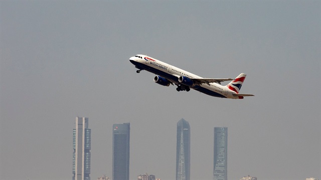 A British Airways Airbus A321-200 airplane takes off 