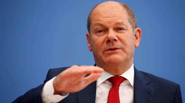  German Finance Minister and vice-chancellor Olaf Scholz 