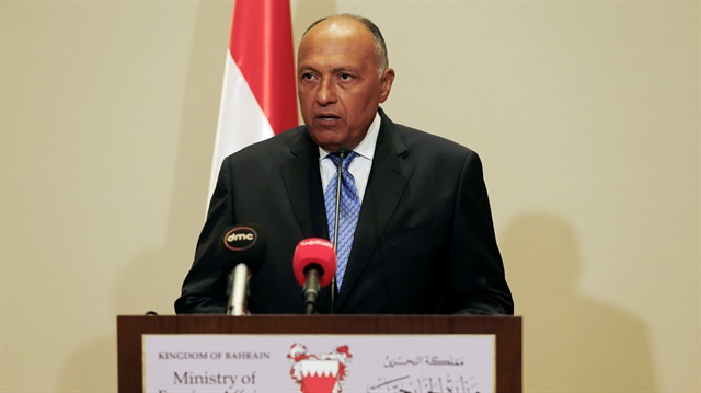 Egypt's Foreign Minister Sameh Shoukri