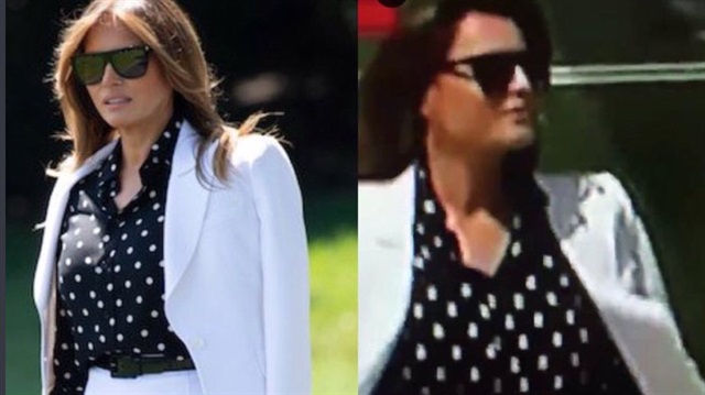 ​ABD Başkanı Donald Trump'ın eşi Melania Trump'ın dublör kullandığı iddia ediliyor. 