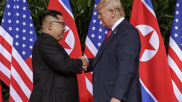 ABD Başkanı Donald Trump ve Kuzey Kore lideri Kim Jong-un
