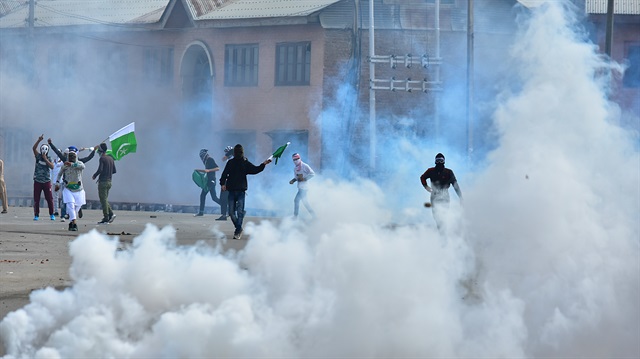 Anti India protest in Kashmir