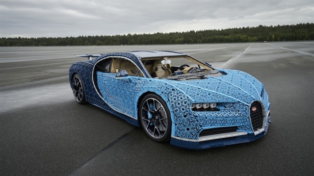 Tam bir şaheser: 1 milyon parçadan LEGO ile oluşturulan maket Bugatti Chiron!