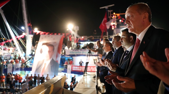 Başkan Erdoğan, Sarıyer'de konuştu.