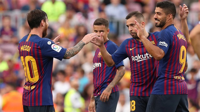 Messi’li yıldızlar topluluğu Barcelona'dan 8 gollü galibiyet.
