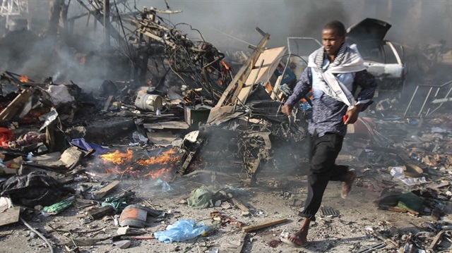 Somali'deki saldırıda 2 kişi hayatını kaybederken, saldırıyı henüz üstlenen bir örgüt olmadı. Arşiv.