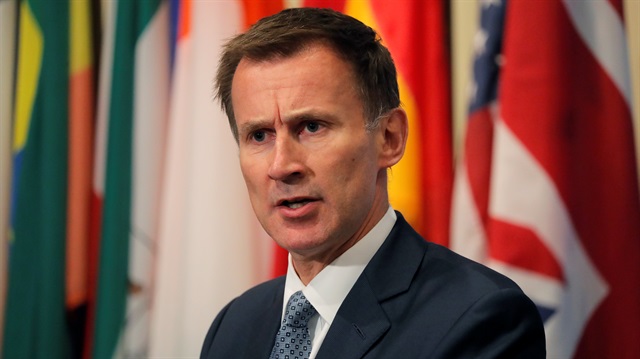 British Foreign Secretary Jeremy Hunt