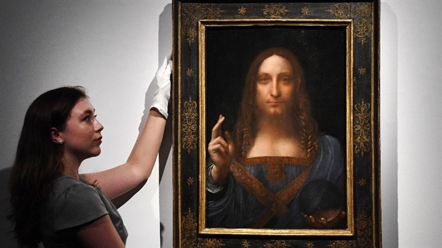 Leonardo da Vinci's Salvator Mundi painting 