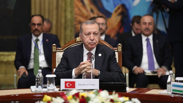 President of Turkey Erdoğan in Kyrgyzstan