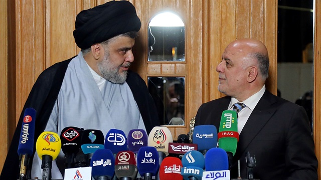 Mukteda es-Sadr ve Başbakan Haydar el-İbadi