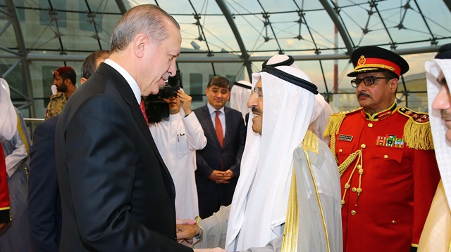 Arşiv: Başkan Erdoğan, Kuveyt Emiri Şeyh El Sabah ile telefonda görüştü.