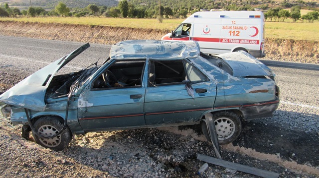 Adıyaman'daki kazada 6 kişi yaralandı