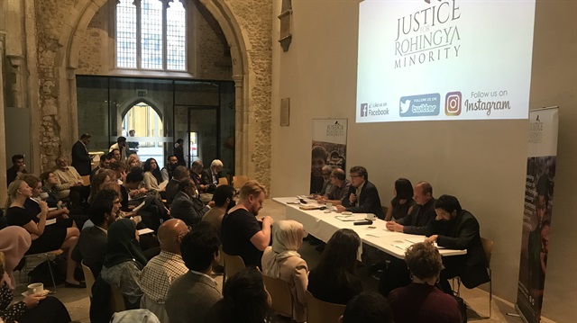 The panel of speakers included Peter Oborne, an author and columnist for the Daily Mail, Catherine West, an MP and member of the Parliamentary Select Committee on International Trade, Richard Cockett, editor and columnist at The Economist, Mark Farmaner, director of Burma Campaign UK, and S. Sayyid, a professor at the University of Leeds.