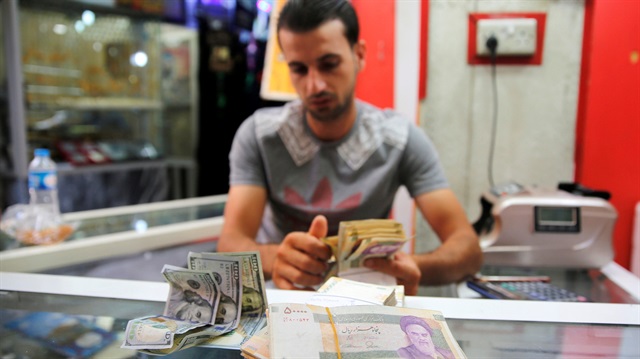 Iranian rials are seen at a currency exchange shop in Baghdad, Iraq August 8, 2018.