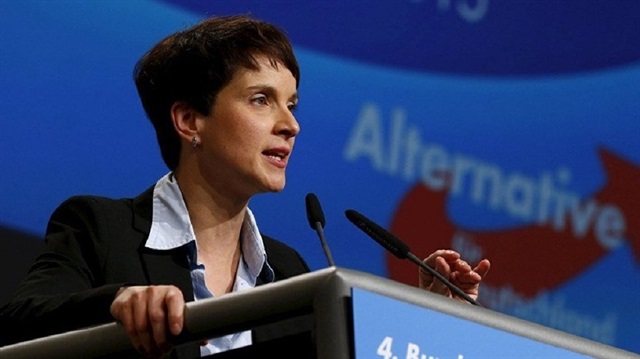 Almanya için Alternatif Partisi Başkanı Frauke Petry
