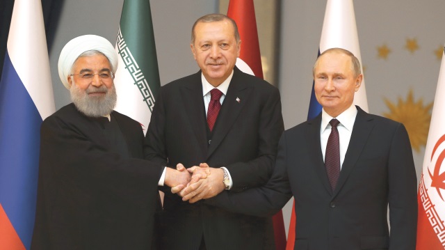 Hasan Ruhani - Tayyip Erdoğan - Vladimir Putin