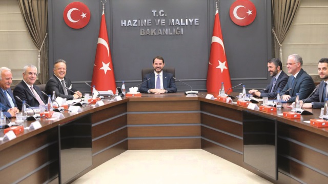 Hazine ve Maliye Bakanı Berat Albayrak TİM heyetiyle görüştü