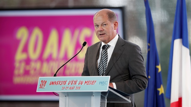 German Finance Minister and vice-chancellor Olaf Scholz 