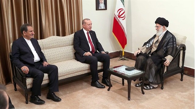 Cumhurbaşkanı Recep Tayyip Erdoğan ve İran dini lideri Ayetullah Ali Hamaney