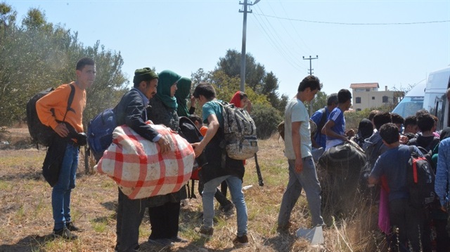 Gendarmerie and border military units held 67 irregular migrants in Çanakkale